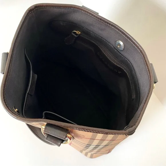 LAST CHANCE SALE!AUTHENTIC Burberry Classic Regent Leather Tote Bag Haymarket - Picture 9 of 16